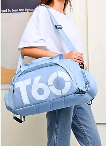 Mochila T60 Bolsa 3 em 1 Mala Esportiva Unissex de Grande Capacidade para Viagem Academia Esportes -
