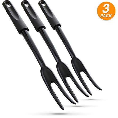 Ram Pro Kitchen Meat Fork Made of Heat Resistant Nylon with Plastic Handle