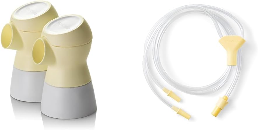 Medela Sonata Spare Parts Kit with 2 Connectors, 2 Caps, 2 Valves, 2 Membranes and Sonata Replacement Tubing for Breast Pump