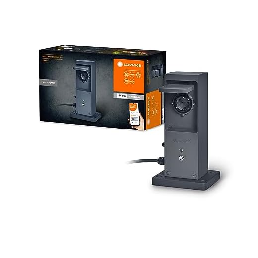 LEDVANCE SMART+ WiFi Outdoor Terminal EU avec répéteur intégré et 2 prises, blanc, 230 V, étend la zone WiFi extérieure, liaison d'appareils sans fil, contrôlable par application, garantie 3 ans, IP44