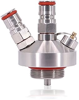 Keg Beer Dispenser,JOKBEN 304 Stainless Steel Mini Keg Beer Growler Spear Tap Dispenser for Craft Beer Growler