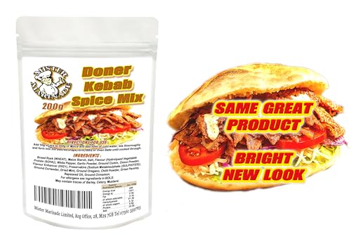 MISTER MARINADE Fakeaway Night In Doner Kebab Seasoning Spice Mix (200g)