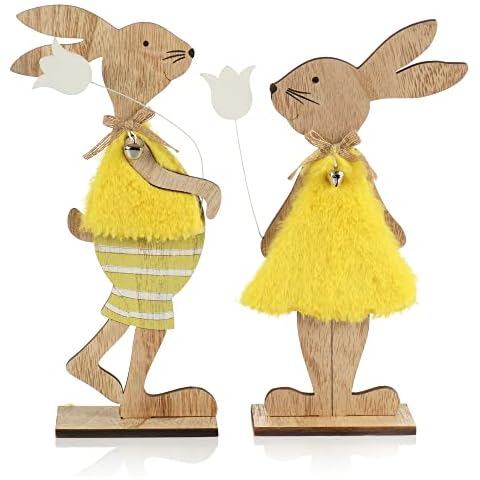 com-four® Présentoirs décoratifs Lapins de Pâques Cover