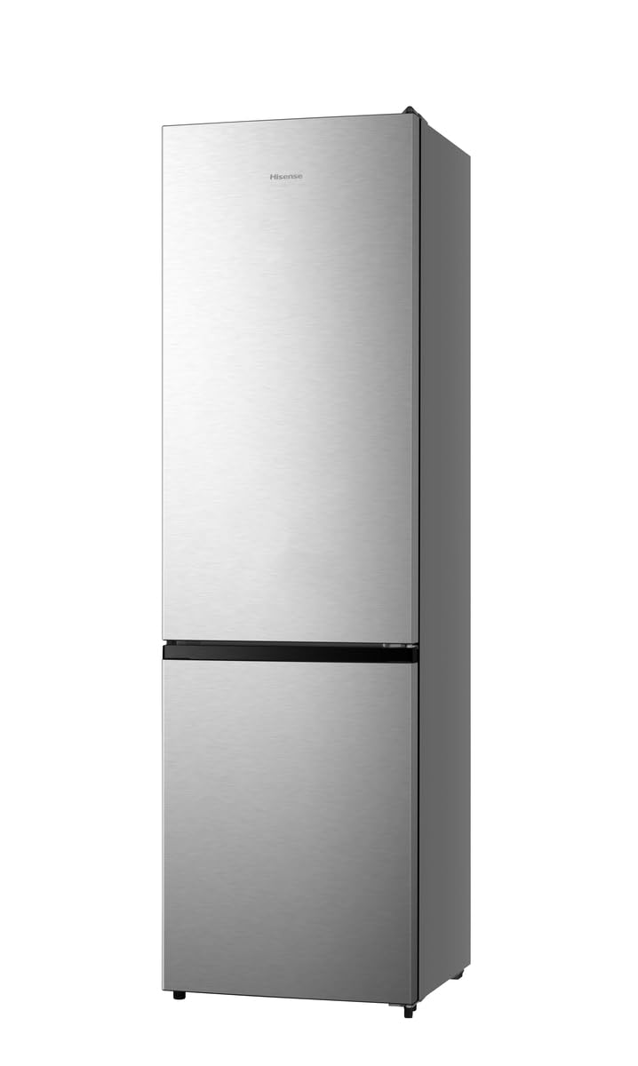 Hisense MC60336CI Frigorifero Combinato Total No Frost, Inox, 200x60 cm, Risparmio Energetico Classe C, Grande capacità 336L, Bassa Rumorosità 35db, Porta reversibile, Motore inverter