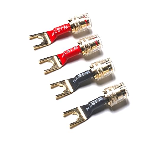 Adaptador banana de terminales Y U WJSTN para revivir el sonido de altavoces antiguos