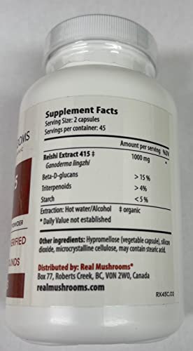 Real Mushrooms Lions Mane (120Ct), Reishi (90Ct), 5 Defenders (90Ct) Capsules Bundle - Mushroom Supplement For Cognition, Longevity, Relaxation & Immune Strength - Vegan, Non-Gmo #TOP4