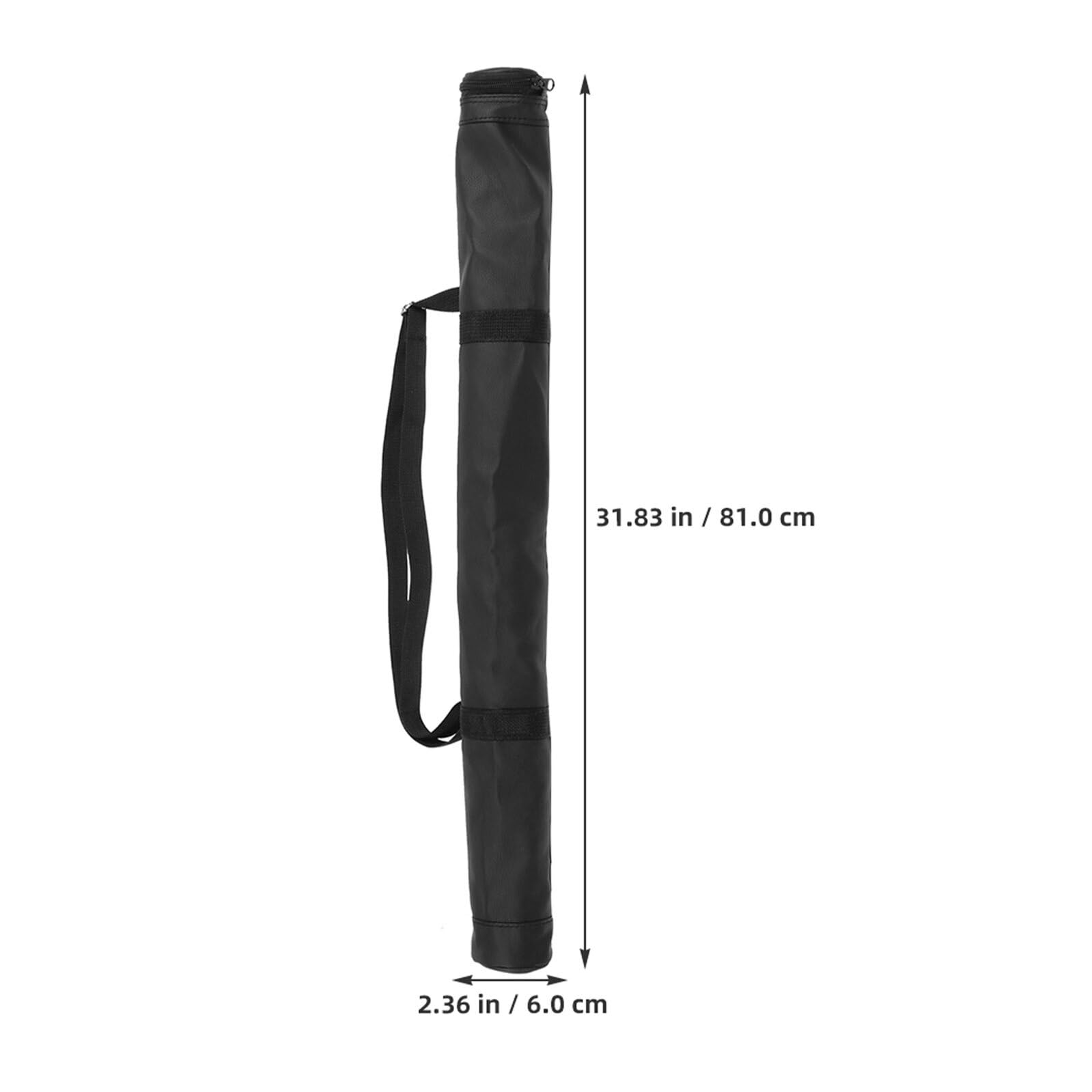 Bolsa de Béisbol Grande de Piel Sintética y Tela Oxford Funda para Bate de Béisbol 81X6X6 CM Resistente al Agua Correas Ajustables Mochila Deportiva para Adultos y Jóvenes 2