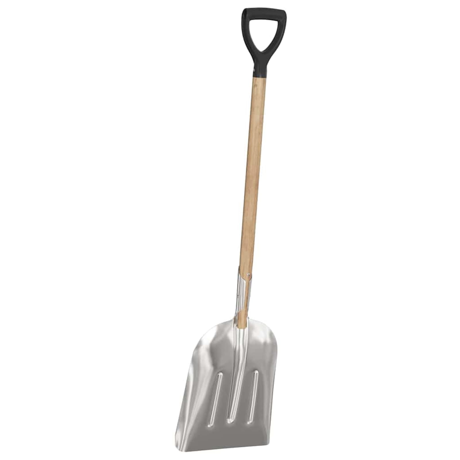 Geecher Pala in Alluminio, per Giardinaggio e Rimozione della Neve, 29 x 122 cm, Alluminio, per Esterno, Spiaggia, Campeggio