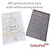 Made in USA - 10 Sets - Boxes & Trays - Fillable (Empty) Advent Calendar Boxes with Food Safe Insert Trays - Gold Metallic Christmas Tree Design with Area for Customization/Sublimation Printing