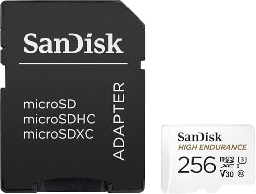 SanDisk 256GB High Endurance Video microSDXC Card with Adapter for Dash Cam and Home Monitoring Surveillance Systems - C10, U3, V30, 4K UHD, Micro... - Image 3
