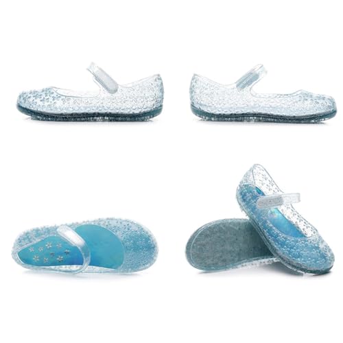 Toddler Girl Jelly Sandals Kids Cute Floral Mary Jane Shoes Summer Casual Dance Party Closed Toe Princess Flat Sandal4