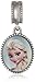Disney Girls' "Frozen" Stainless Steel Princess Anna and Elsa Breakaway Dangle Bead Charm