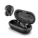 DOSS ICON True Wireless Earbuds, Stereo Sound, 30 Hours Playtime, Bluetooth 5.0, One-Step Pairing, Touch Control, Passive Noise Canceling, IPX5 Waterproof for Outdoor and Indoor Activities-Black