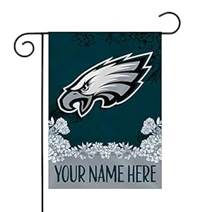 Rico Industries NFL Football Philadelphia Eagles Personalized Garden Flag