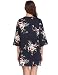 Aibrou Mujeres gasas Chal Flojo, Estampado Kimono Cardigan Top Cover Up Blusa...