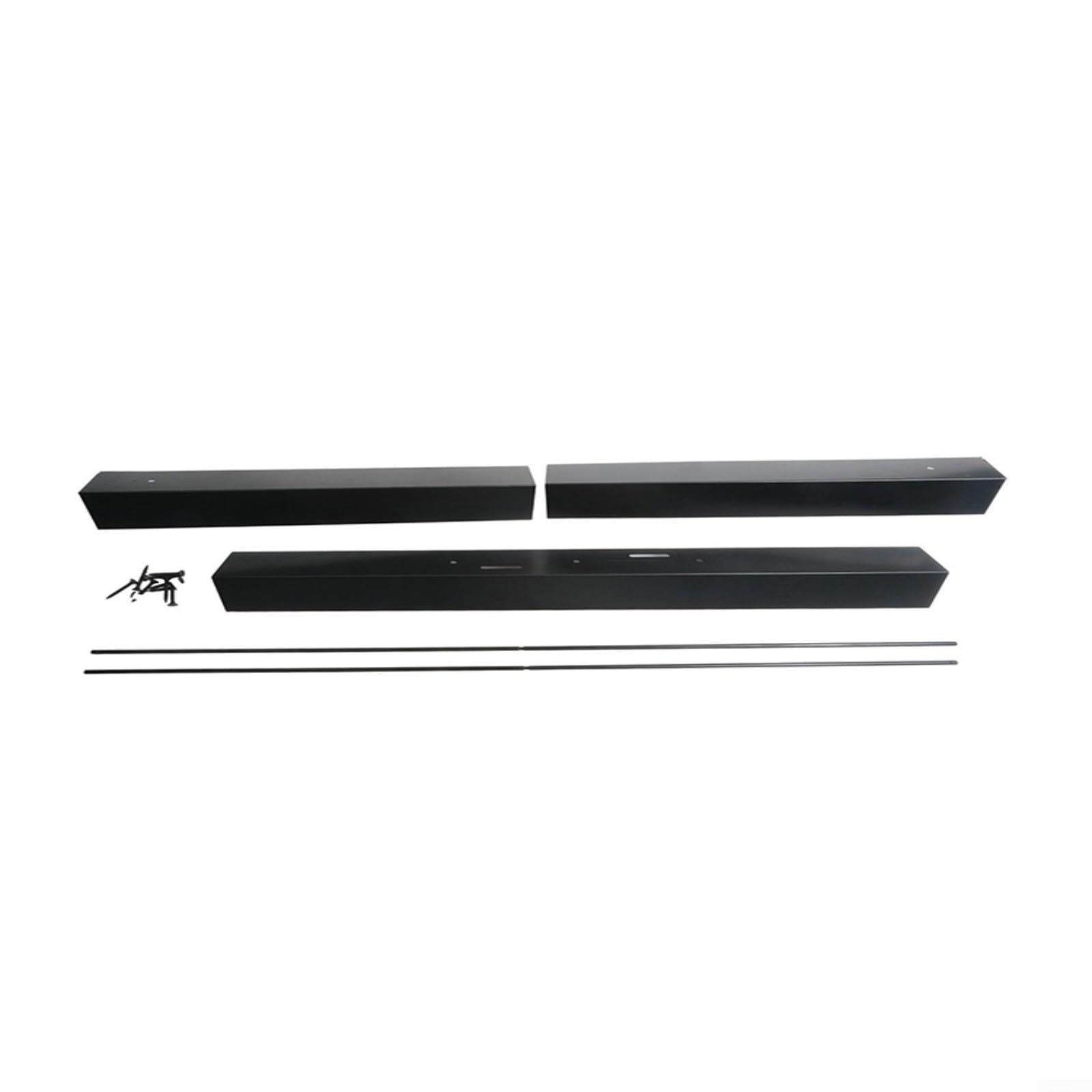Tringle à rideau réglable pour cheminée et cantonnière, 76,2 à 122 cm, barre de support en maille pour décoration de foyer, cache le matériel pour un look soigné