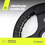 BelastungScheibe mit Griffen Gusseisen beschichtet für Langhanteln Langlebige ergonomische Scheibe Fitness Krafttraining Crossfit – Bild 3