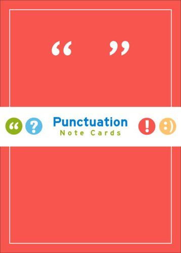 Punctuation Note Cards (Potter Style)