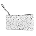 Produktbild Quecci Kosmetiktasche Geldbörse Boobs The Breast Women and Girls Cute Fashion Canvas Coin Purse Change Cash Bag Zipper Small Purse Wallets for Keychain Money Travel Pouches