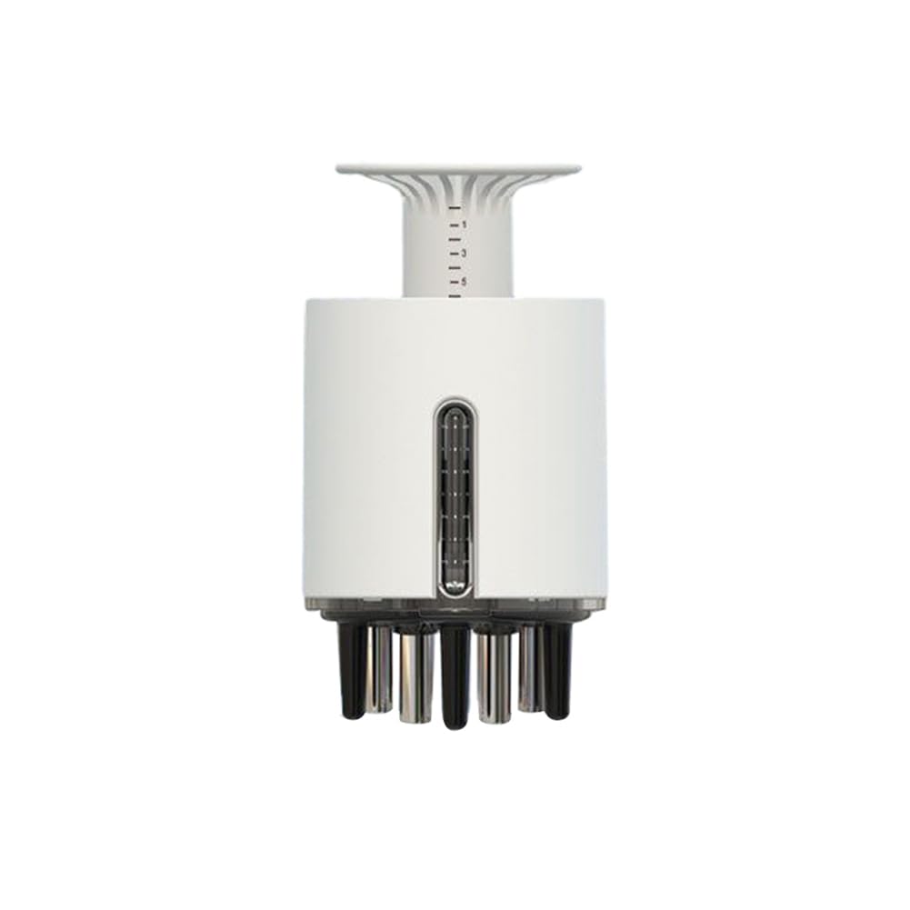 Wuden 2-in-1 Hair Massage Electric Scalp Massager Hair Treatment Massager Brush Adjustable Scalp Medicine Applicator for Solid Liquid Gel, Seminole