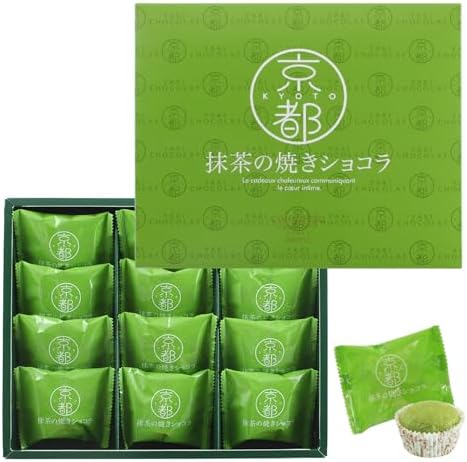 コロンバン 京都抹茶の焼きショコラ ギフト お菓子 詰め合わせ 個包装 プレゼント 土産 抹茶 焼きショコラ 12個入り