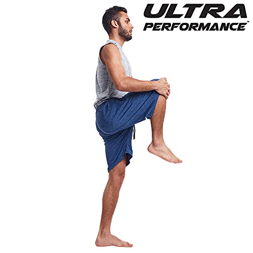 Ultra Performance Mens 5 Pack Athletic Running Shorts, Basketball Gym Workout Shorts For Men With Zippered Pockets #TOP3
