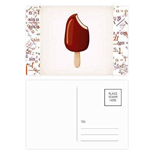 Cartes postales crème glacée chocolat Premium Thank Card papier rigide pour remerciement