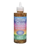 Darice 1166-89 Glitter Glue, 4-Ounce, Clear Iris