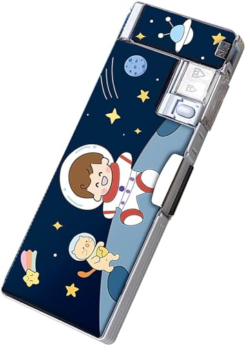 Image of Magical Multifunctional Cute School Pencil Box for Boy, Space Compass Box for Boys, Aesthetic Stationary Items for Kids, Magnetic Pencil Box, Best Gifts