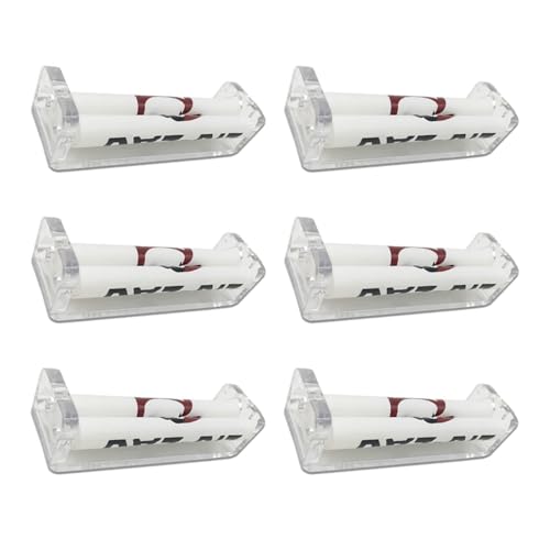 6 Pcs Zigarettenroller Kunststoff Zigarette Rolling Machine Manuelle Rolling Machine Tabak Rolling Machine 70mm Zigarettenherstellung
