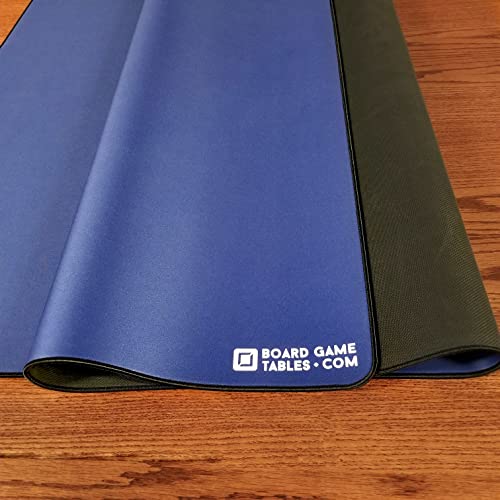 Board Game Playmat [3'X5'/Thick Super Cushioned/Stitched Edge/Water Resistant] With Carrying Case - For Tabletop Board Games, Card Games, Rpg Games (Medium, Blue) #TOP3
