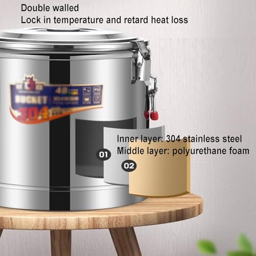 Grands porte-refroidisseurs à baril isolant pour éviter les soupes froides