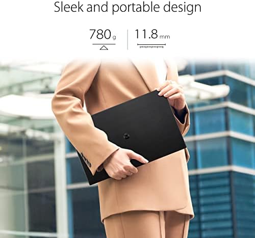 ASUS ZenScreen MB166C Portable USB Monitor- 15.6 inch, Full HD, IPS, USB Type-C, Flicker Free, Blue Light Filter, Anti-glare surface