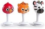 Baby Einstein Rattle & Jouets à aspiration haute chaise Jingle Trio Take-Along Musical Rattle Set Age 6 Mois +