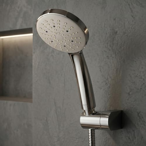 Image of Delta Faucet Single Function Handshower with Hose and Bracket I Handheld Shower I Shower head for Bathroom I 10 Year Warranty I Magnetic Docking I Polished Chrome - S664
