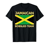Jamaican Bobsled Team Shirt - Jamaican Flag Bobsled T-Shirt