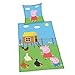 Produktbild Herding Peppa Pig Bettwäsche-Set, Cotton, Mehrfarbig, 80 x 80 cm, 135 x 200 cm
