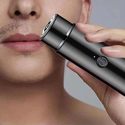 Minibarbeador elétrico - Barbeador elétrico recarregável úmido e seco,Aparador e barbeador elétrico