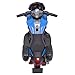 JAXPETY 6V Kids Ride On Motorcycle, Kids Battery Powered Electric Bicycle Toy w/ Training Wheels (Blue)