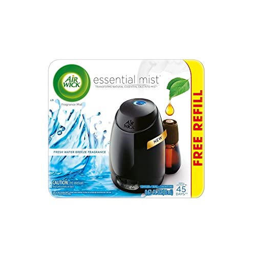 Air Wick Essential Mist Fresh Water Breeze Air Freshener - 0.67oz Fresh Water Breeze
