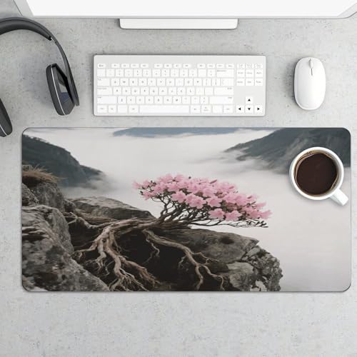Pad Mouse Grande Flowers on The Cliff Rubber 30x60 cm miniatura 5