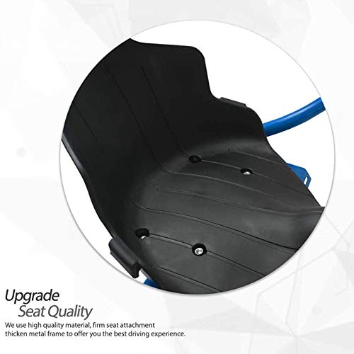 Beauneo SièGe en Plastique pour Kart Hoverboard SièGe Attachement Kart Accessoires Adultes Enfants Auto éQuilibrage Scooter Noir