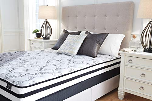 Signature Design By Ashley Chime 8 Inch Firm Hybrid Mattress, Certipur-Us Certified Foam, Queen #TOP3