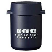 Amazon.co.jp: オーエスケー 保温ランチジャー レッド 容量:約300ml