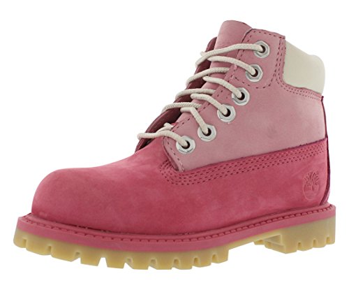 Image of Timberland Girls 6 Inch Classic Pink Combat Boot - 10 (Infants)