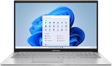 Vivobook 15 Laptop: 15.6" Full HD Display, Latest Generation Intel Core 5 120U, 16GB RAM, 512GB SSD, Wi-Fi 6, Windows 11 Home, Silver