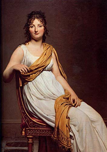 Peinture Madame Raymond de Verninac par un maître d'art, toile de haute académie