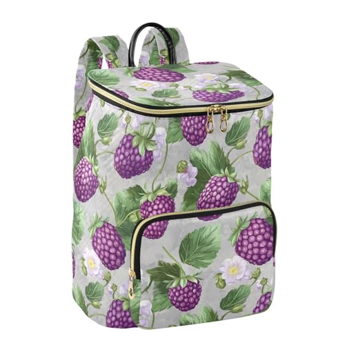 Fresh Dewberry Fruit Purplw Designed Backpack for Women Fashion Lightweight Day Back Women Shoulder Bag for Work Sports Travel bolso viajero para mujer2