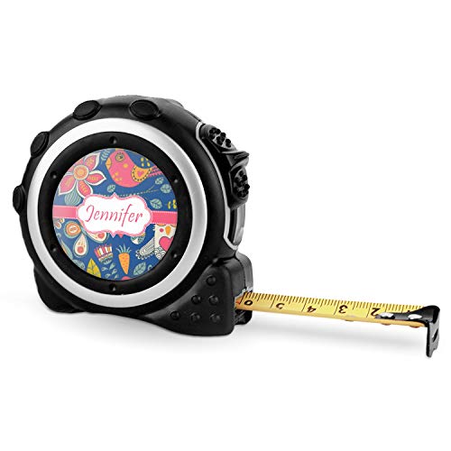Cinta métrica personalizada búho y erizo 16 ft miniatura 1