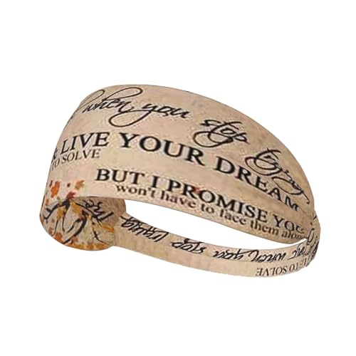 Partly Drilled Diamond Art Embroidery Gems Mother's Love Craft Family Moisture Wicking Sports Headband for Men Women, Elastic Wide Hair Band for Running Yoga Cycling.